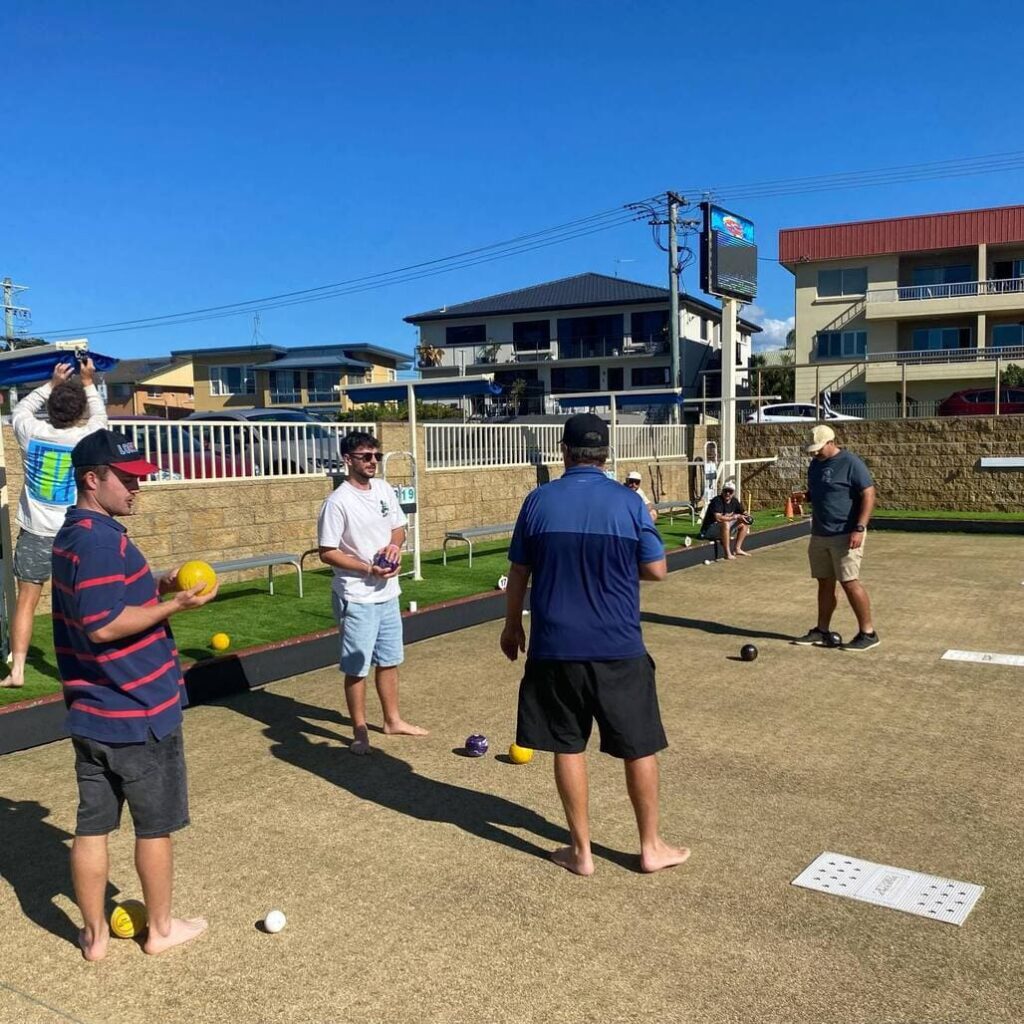 men playing